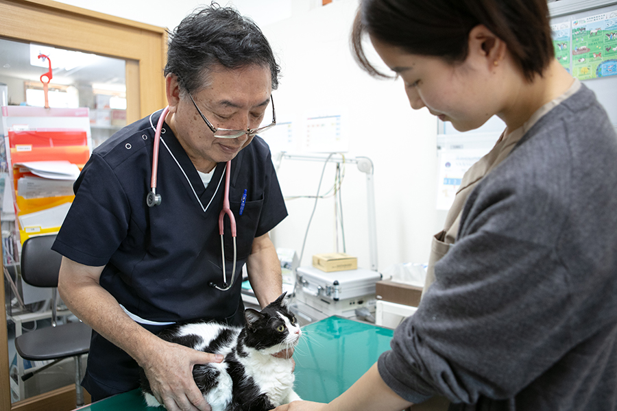 飼い主様が異変に気づくことが大切です